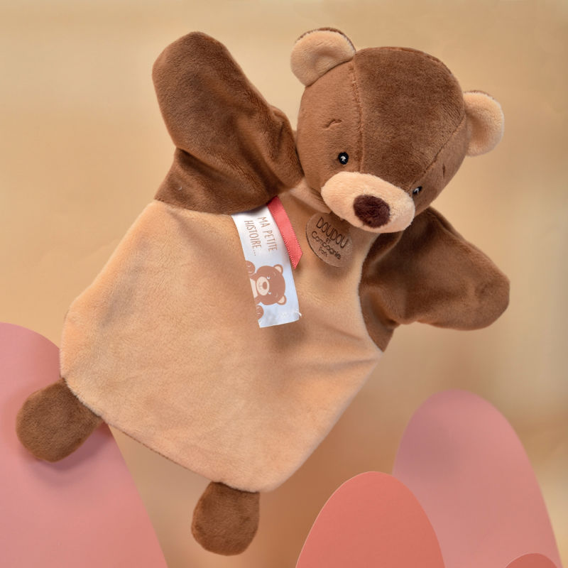  - handpuppet bear brown 25 cm 